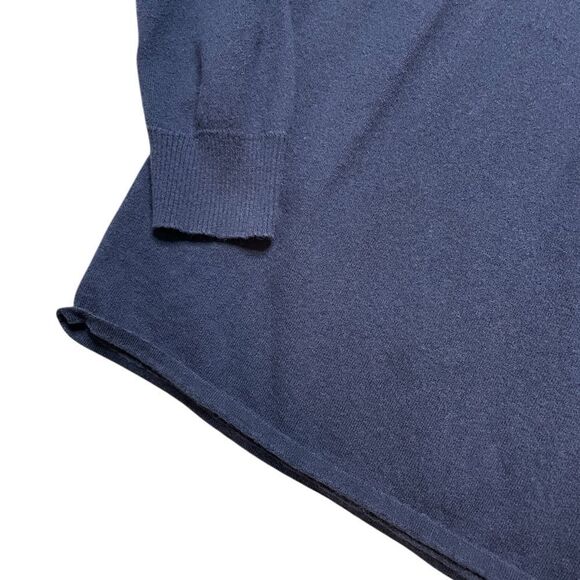 The North Face Men's Wool Blend Sweater Navy Blue Size XL - Picture 3 of 7